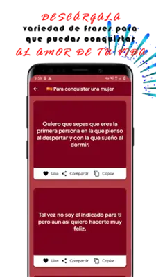 poemas de amor android App screenshot 1