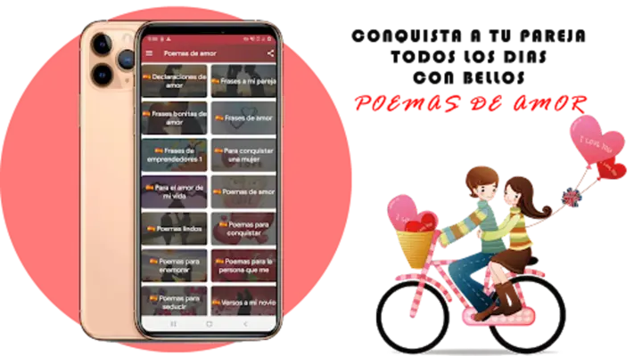 poemas de amor android App screenshot 5