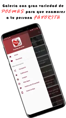 poemas de amor android App screenshot 6